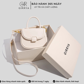 [Full Box] Túi xách nữ cầm tay GIRRYA M22 - Túi xách đeo chéo nhỏ thiết kế kiểu dáng yên ngựa mang phong cách Hàn Quốc