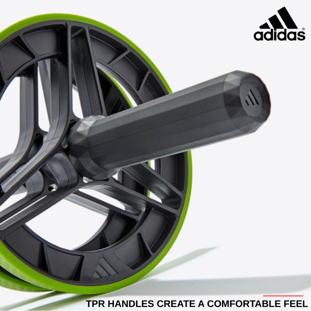 Con Lăn Tập Cơ Bụng, Bánh Xe Đẩy ADIDAS ADAC-11407 Performance AB Wheel (1 Cái) - Hàng Chính Hãng