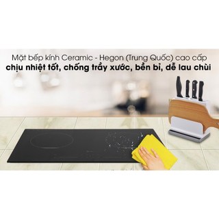 Bếp từ đôi lắp âm Midea MC-IH3520 chính hãng trưng bày mới 98-99 Bảo hành 12 tháng