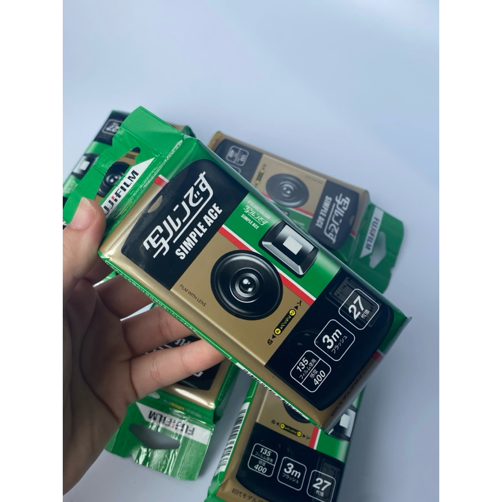 [DATE 1/2027] Máy ảnh Fujifilm Ace Disposable Camera - 27 tấm - ISO 400 ( đọc kĩ mô tả trước khi mua hàng)