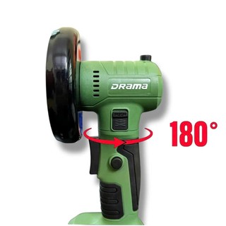 ThânMáy mài cắt mini DRAMA 5101MN,tốc độ không tải 13000v/p,siêu nhỏ gọn,siêu khoẻ, xoay 180 độ,chân pin phổ thông M21-4