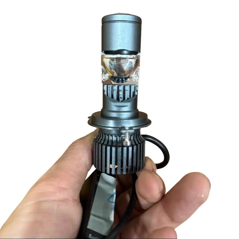 Đèn Pha Bi Cầu mini GT4 chân H4- Lắp SH mode SH Nhập Vision Ô Tô M3MINI, Led GT4 Giắc H4