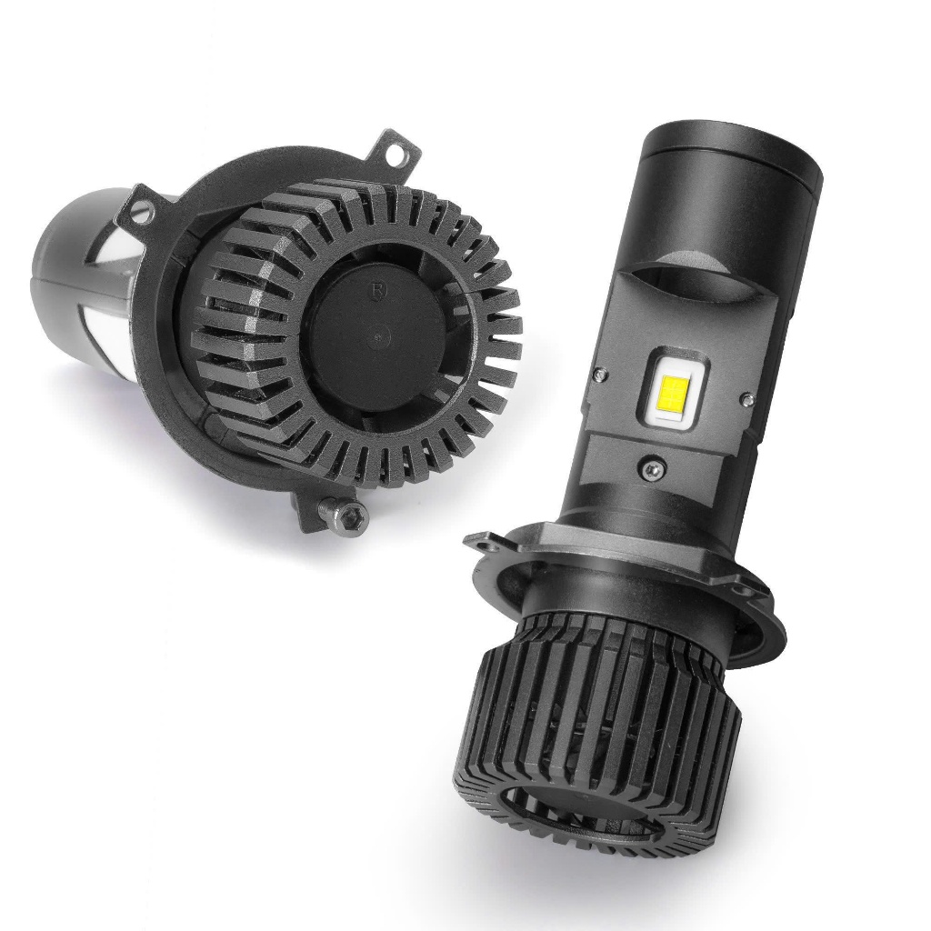 Đèn Pha Bi Cầu mini GT4 chân H4- Lắp SH mode SH Nhập Vision Ô Tô M3MINI, Led GT4 Giắc H4