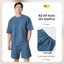 Bộ đồ nam YODY set áo quần vải waffle, phom relax thoải mái, có túi ngực MCST25S003