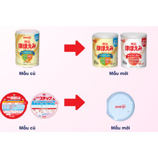 Sữa Meiji Nội Địa Nhật Số 0-1 Và Số 1-3 Lon 800g Cho Bé mẫu mới