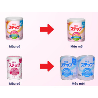 Sữa Meiji Nội Địa Nhật Số 0-1 Và Số 1-3 Lon 800g Cho Bé mẫu mới