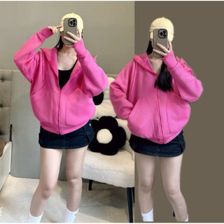 Áo Khoác PC Cotton Dày Mịn Form Boxy Túi Đứng Có 6 Túi Tay Ngón Che Nắng Khoá Zip Cao Cấp Cho Nữ