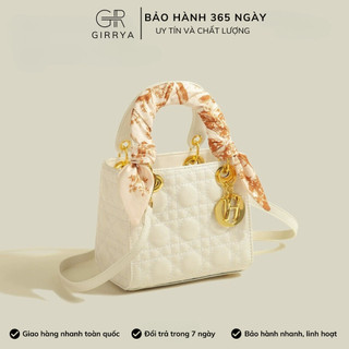 [Full Box] Túi xách nữ cầm tay GIRRYA M29 -Túi xách nữ đeo chéo tặng kèm khăn lụa cuốn tay cầm hoạ tiết cao cấp Hot 2025