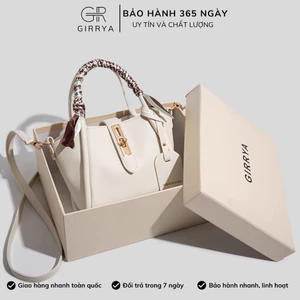 Túi xách nữ cầm tay GIRRYA M30 - Túi xách nữ đeo chéo thời trang công sở hoạ tiết thiết kế đa dạng kiểu đeo