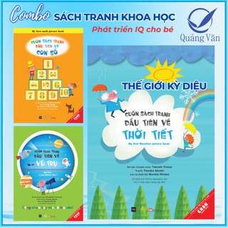 Sách Combo sách tranh khoa học đầu tiên của bé (3 cuốn)