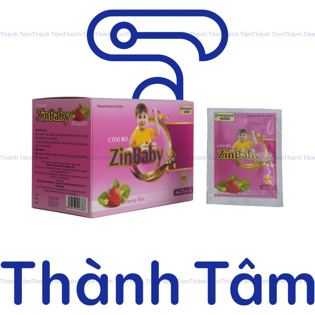 Cốm bổ ZINBABY 25 GÓI tăng cường sức đề kháng, hỗ trợ hệ tiêu hóa, giúp ăn ngon