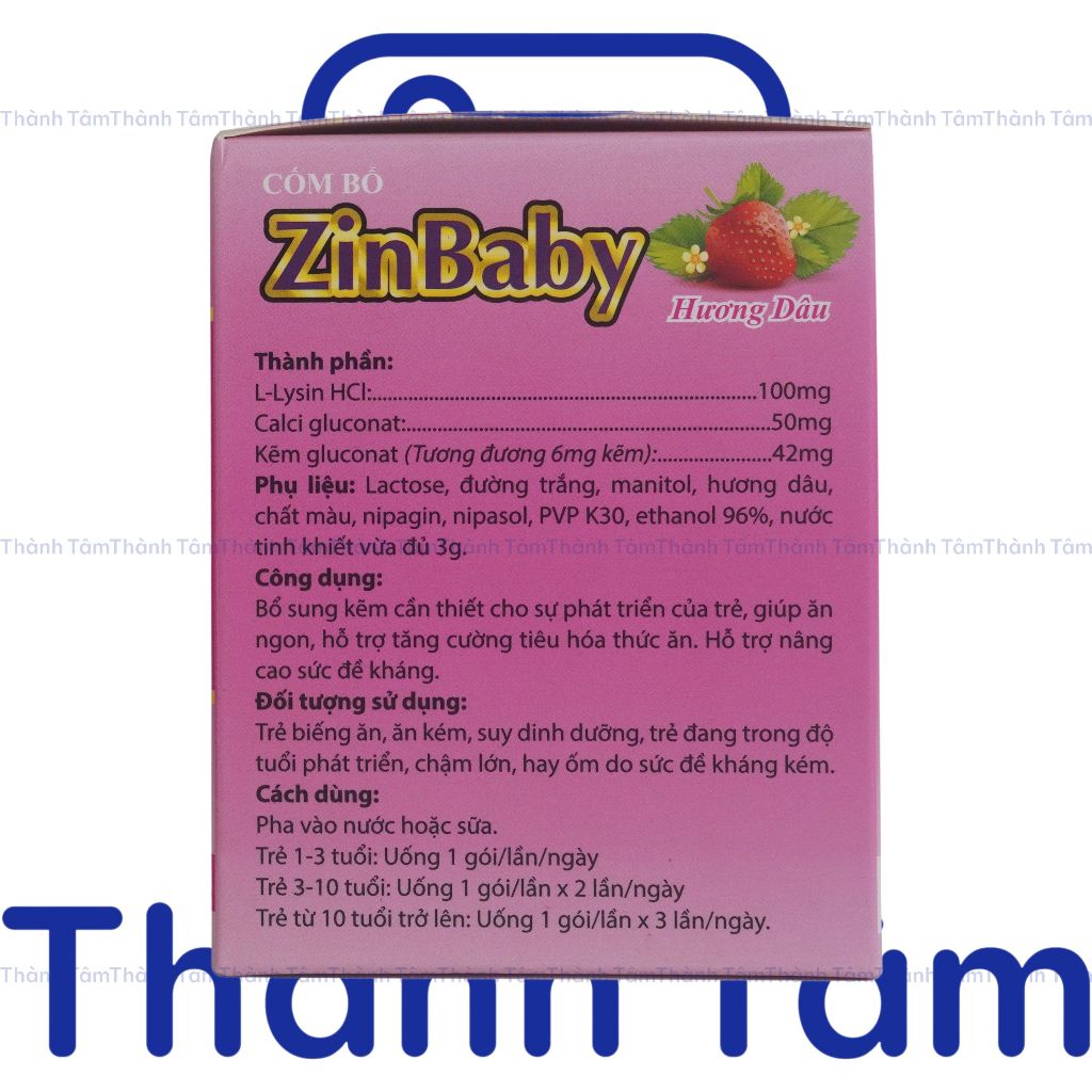 Cốm bổ ZINBABY 25 GÓI tăng cường sức đề kháng, hỗ trợ hệ tiêu hóa, giúp ăn ngon
