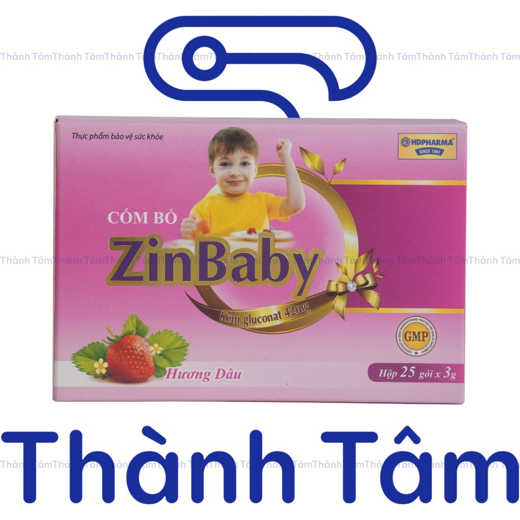 Cốm bổ ZINBABY 25 GÓI tăng cường sức đề kháng, hỗ trợ hệ tiêu hóa, giúp ăn ngon