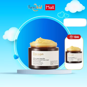 Mặt Nạ Nghệ Cocoon 100ml - Mặt Nạ Đất Sét Giúp Trắng Da, Kiềm Dầu, MờThâm