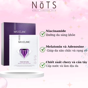 Mặt Nạ Dưỡng Da Maxclinic Time Return Melatonin Cream Mask Sheets