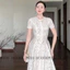 Đầm ren maxi dài dự tiệc đi chơi thiết kế hai lớp lót full đầm họa tiết sang trọng, thanh lịch-PUSU HOUSE