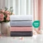 Khăn tắm gội cao cấp Fuver Herringbone 40x100cm - 200gr 100% Cotton USA Mềm Mại, Thấm Hút, Kháng Khuẩn