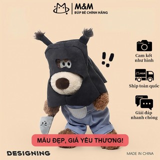 Đồ chơi thú nhồi bông chó cướp, búp bê dễ thương, gối ôm khi ngủ giao từ kho Hà Nội