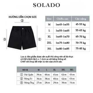 Quần Short Kaki Nam HS HOÀNG SỰ GROUP Form Trên Gối Cạp Chun Khuy Cúc Qs013