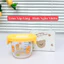 Hộp Trữ Ăn Dặm Thủy Tinh Có Vạch Chia, Trữ Đông Thuỷ Tinh An Toàn Cho Bé Dễ Vệ Sinh
