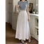 Chân váy dài Maxi 2 lớp dáng xoè cạp chun chất Lụa Kate mềm mại 2 lớp xếp ly bồng bềnh | KHAO BOUTIQUE
