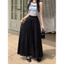 Chân váy dài Maxi 2 lớp dáng xoè cạp chun chất Lụa Kate mềm mại 2 lớp xếp ly bồng bềnh | KHAO BOUTIQUE