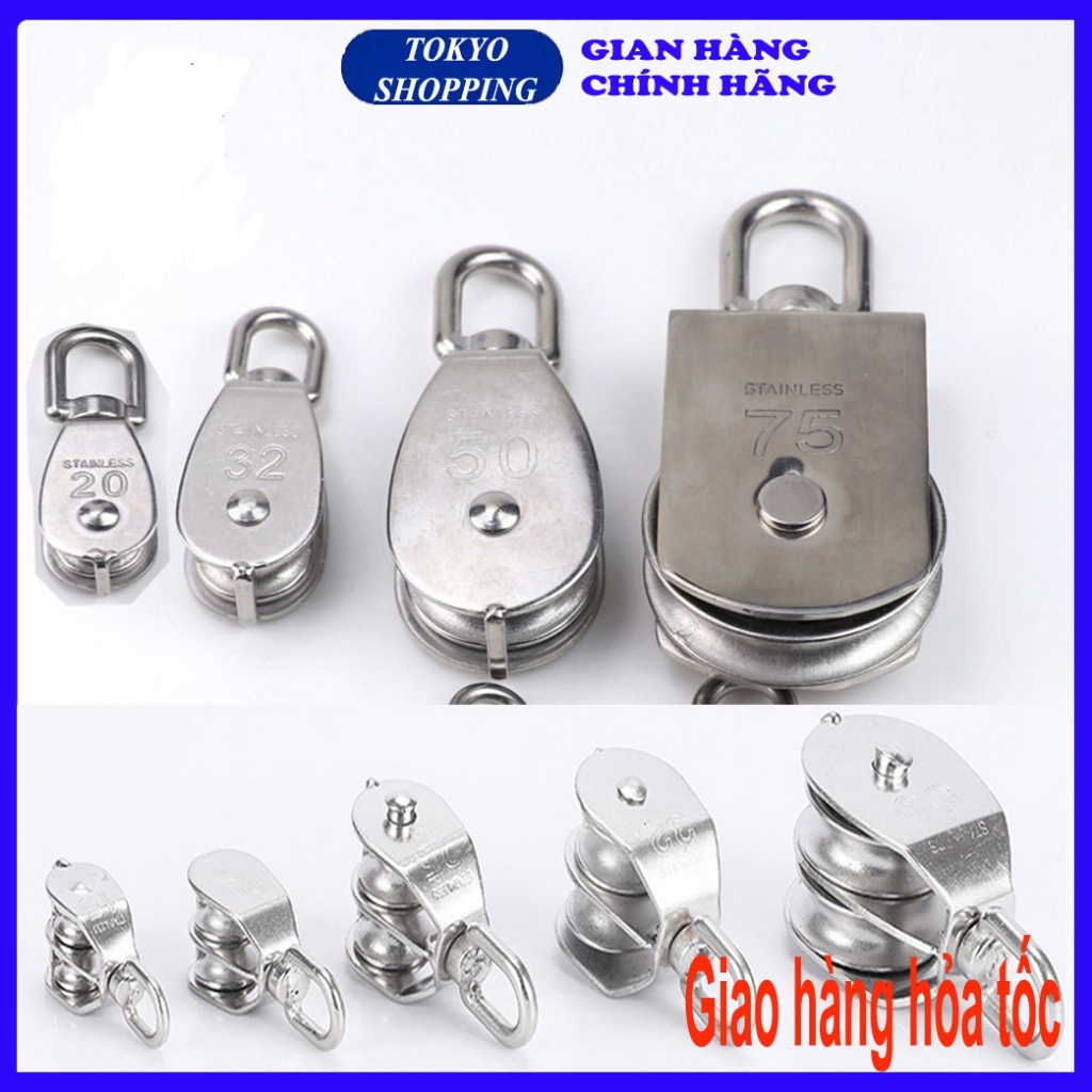 Ròng rọc kéo đơn bằng thép không gỉ 304 chất lượng cao tiện lợi ...