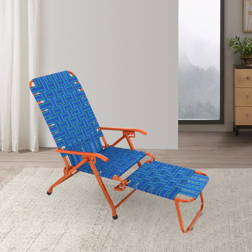 Ghế xếp gấp gọn Felix QUI PHÚC, dây dù bản to, đàn hồi tốt, tựa lưng thoải mái, có gác chân