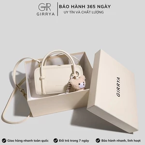 Túi đeo chéo nữ GIRRYA M65 - Túi xách nữ vuông nhỏ đa dạng kiểu đeo size 21cm tặng kèm móc khoá mẫu mới 2025