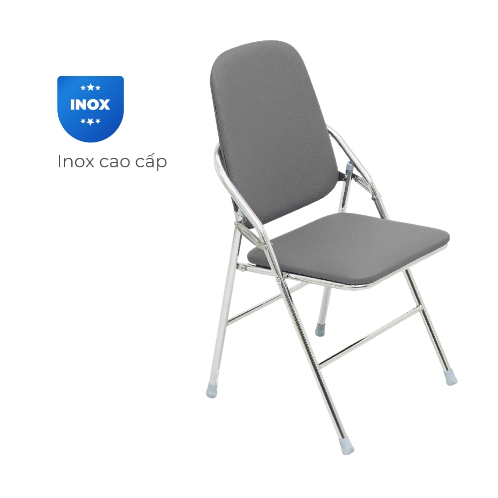 Ghế văn phòng Felix QUI PHÚC, gấp gọn tiện lợi, nệm ngồi tựa lưng thoải mái, khung inox bền chắc