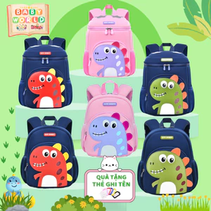 Balo khủng long ZM Baby Cho Bé Trai Bé Gái Mầm Non Mẫu Giáo 2-5 tuổi chất liệu đẹp