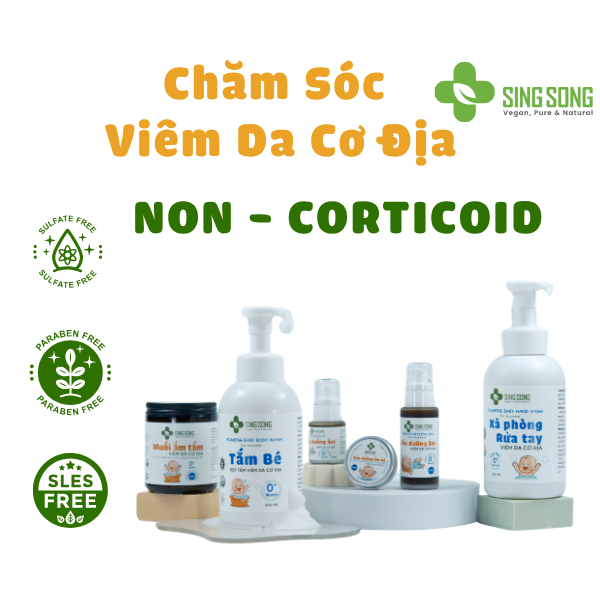 Dầu Dưỡng Ẩm Bé - Bôi Viêm Da Cơ Địa, Chàm Da, Vảy Nến, Eczema, Lang Ben - (20ml - 50ml) SingSong