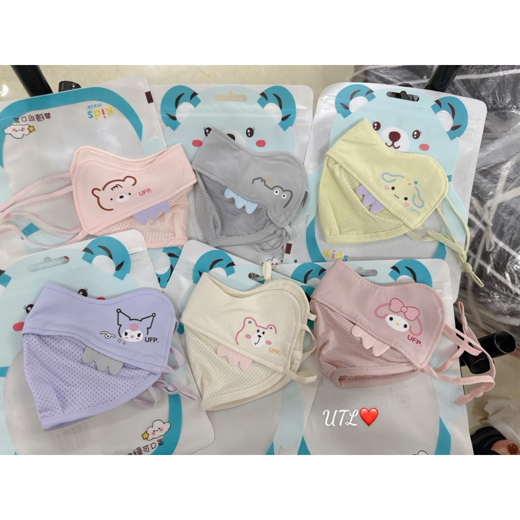 Khẩu trang chống nắng thông hơi cho bé