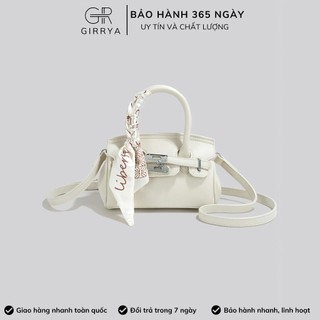 [Full Box] Túi xách nữ cầm tay cao cấp GIRRYA M73 -Túi xách nữ niche thiết kế sang chảnh kèm khăn lụa trang trí HOT 2025