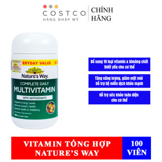 TPBVSK Vitamin Tổng Hợp Nature’s Way Complete Daily Multivitamin - Có Tem Phụ Tiếng Việt