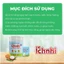 GẠC RƠ LƯỠI THẢO DƯỢC ÍCH NHI CHO BÉ Giúp làm sạch nướu, lưỡi, răng miệng
