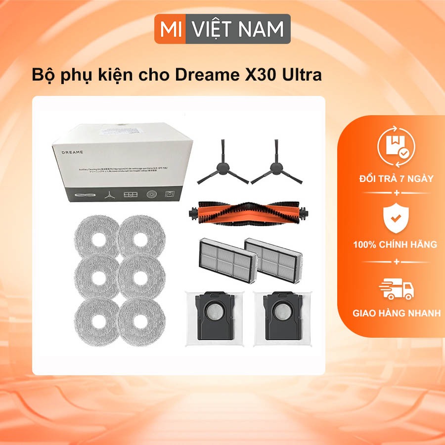 Bộ phụ kiện cho robot hút bụi lau nhà Dreame X30 Ultra - Hàng chính ...