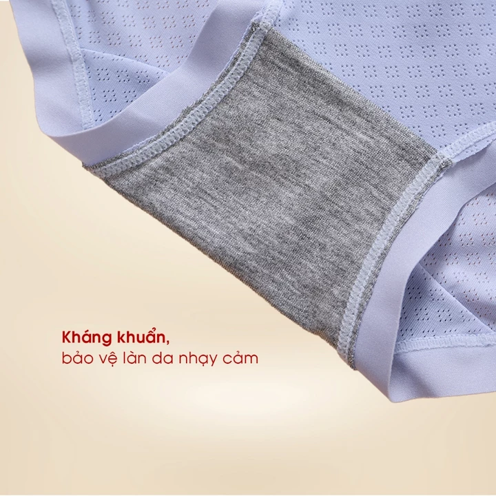 Quần Lót Su Selala Thiết Kế Lỗ Thông Hơi Thoáng Mát Combo 5 Quần Lót Su Mềm Mại Kháng Khuẩn QS38