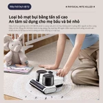 Máy Hút Bụi Giường Nệm HYUNDAI V3 Không Dây 120W, 14000Pa, Pin 2500mAh, Lọc HEPA, UV-C Khử Khuẩn — ảnh 7