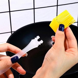 Cọ Phết Dầu Mỡ Silicone Cán Nhựa 17.5cm - Chổi Quét Mặt Bánh, Gia Vị Đồ Nướng Chuyên Dụng