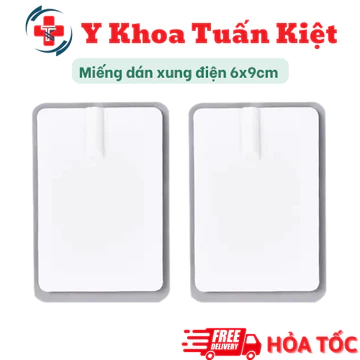 ✅ Miếng dán xung điện có đế 6x9cm dùng cho DoctorHome, máy goldlife, máy điện châm Hoa Đà, Dr Ho'S...