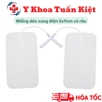 ✅ Miếng dán xung điện 5x9cm PT Medical dùng cho máy điện xung bộ quốc phòng, goldlife, máy điện châm hoa đà