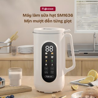 Máy Làm Sữa Hạt Đa Năng Fujihome SM1636 – Xay Mịn – Nấu Nhanh – Dinh Dưỡng Trọn Vẹn! - BH 12 tháng