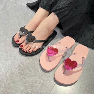 [Ảnh shop chup-] DÉP XỎ NGÓN DÉP LÀO DÉP KẸP NỮ HÌNH TRÁI TIM DỄ THƯƠNG XINH XẮN THỜI TRANG CHẤT PU ÊM