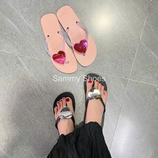[Ảnh shop chup-] DÉP XỎ NGÓN DÉP LÀO DÉP KẸP NỮ HÌNH TRÁI TIM DỄ THƯƠNG XINH XẮN THỜI TRANG CHẤT PU ÊM