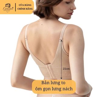 Áo Ngực Bản To ADH-99 Lamagie/Ôm Mỡ Lưng Nách Nâng Ngực Đẹp/Không Lộ Dấu Áo/Phù Hợp Vòng 1 Vừa Và Nhỏ