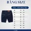 Quần Short Jean Nam Xanh Đen Trơn – Form Đẹp, Denim Cotton Dày Dặn, Túi Ngang Basic
