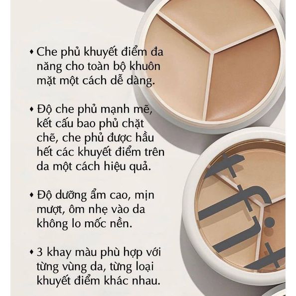 Che Khuyết Điểm TFIT-Y7,Ba màu,Sức mạnh che phủ mạnh mẽ,15g,01 Neutral