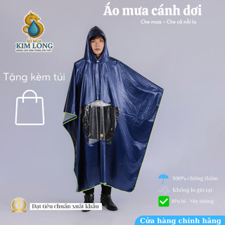 ÁO MƯA CÁNH DƠI HAI DA CÓ VIỀN PHẢN QUANG - ĐẢM BẢO CHÍNH HÃNG VÀ CHẤT LƯỢNG