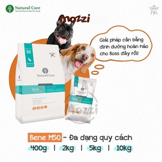 Thức ăn hạt hữu cơ Natural Core Bene M50 vị Gà và Cá hồi cho chó [2kg - 5kg - 10kg]